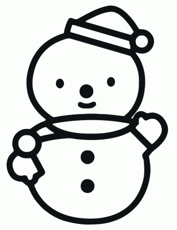 Free Printable Snowman Coloring Pages | H & M Coloring Pages