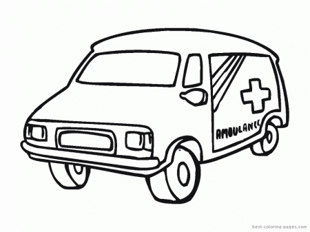 Ambulances coloring pages | Best Coloring Pages - Free coloring 