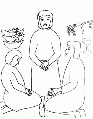 Assumption Of Mary Coloring Page