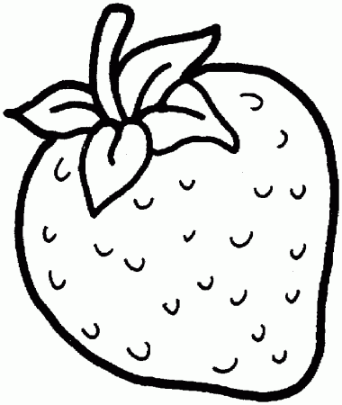 Strawberry 3 Coloring Pages | Kid's Summer Coloring Fun