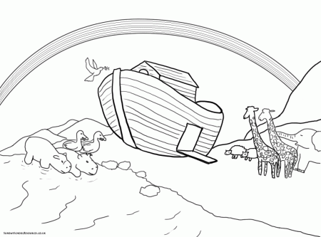 noahs ark animals Colouring Pages