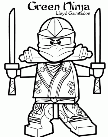 Download Ninja Green Garmadon Coloring Page Or Print Ninja Green 