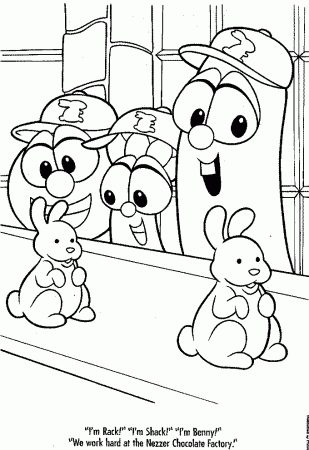 Veggie Tales Coloring Pages Free 9 | Free Printable Coloring Pages