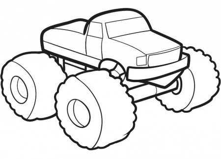 Monster Truck Coloring Pages Kids