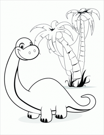 Apatosaurus - Free Printable Coloring Pages