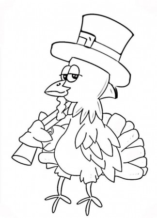 Thanksgiving Coloring Pages Printables Preschool | Laptopezine.