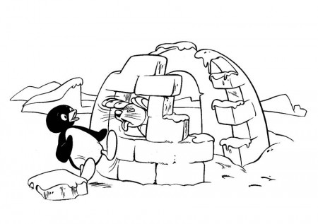 Coloring pages pingu - picture 7