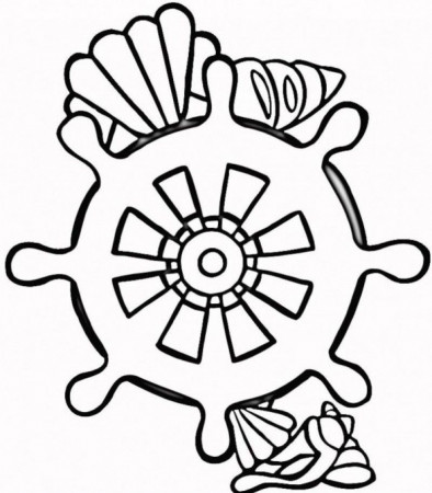 Shells Coloring Pages - HD Printable Coloring Pages