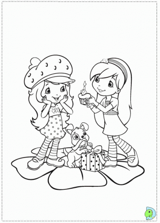 Strawberry Shortcake coloring page