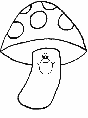 Printable Mushroom Fruit Coloring Pages - Coloringpagebook.com