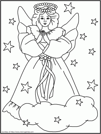 christian christmas Colouring Pages