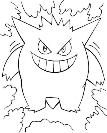 Coloring Pages Cartoon Pokemon Printable Free For Kids & Boys 23510#