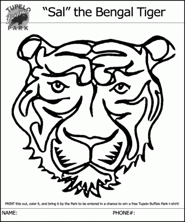 Search Results » Bengal Tiger Coloring Pages