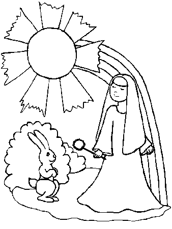 Printable Rainbows Rainbow9 Bible Coloring Pages 