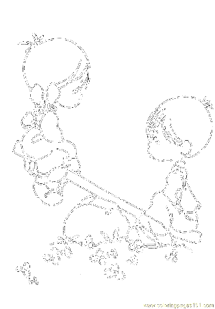 Precious Moments Angel Coloring Pages 74 | Free Printable Coloring 