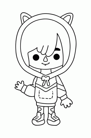 Toca Boca Zeke coloring page | Coloring-for-Kids.com
