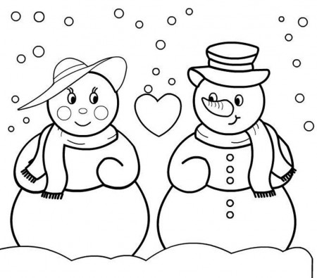 Snowman Coloring Pages Christmas | Christmas Coloring pages of ...