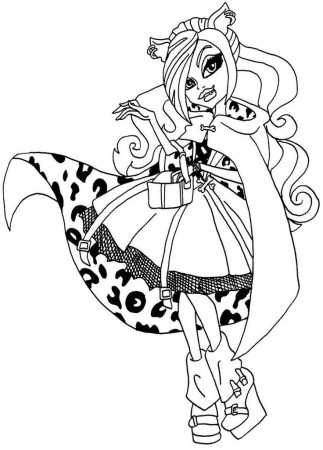 Baby Monster High Coloring Pages | Monster High Classrooms ...