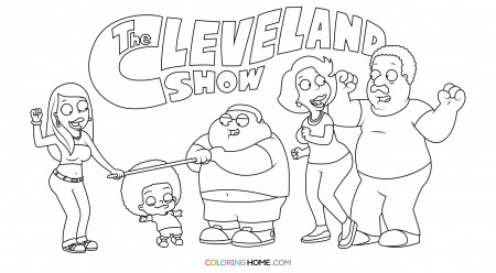 The Cleveland Show coloring page