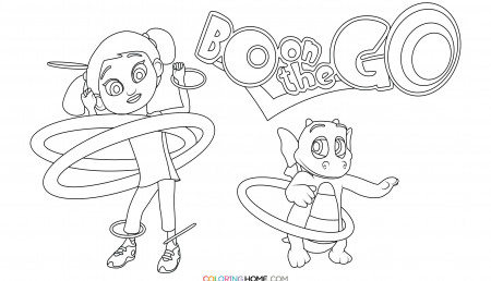 Bo on the Go! coloring page