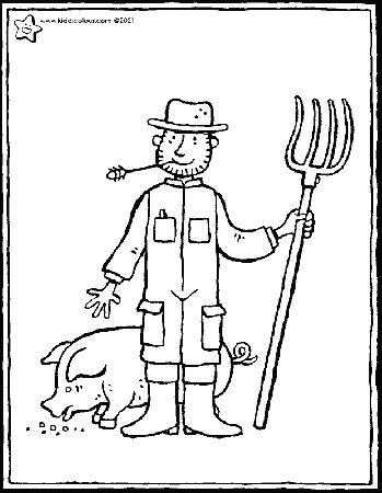 farm colouring pages - kiddicolour