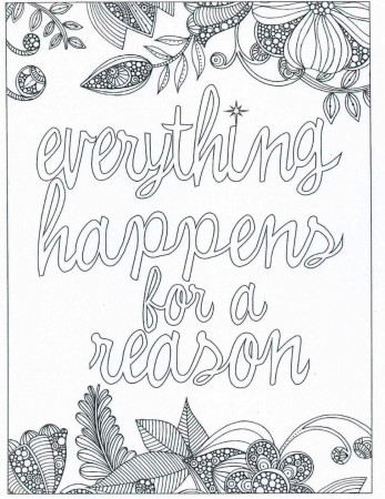 Get This Inspirational Coloring Pages Free Fate !