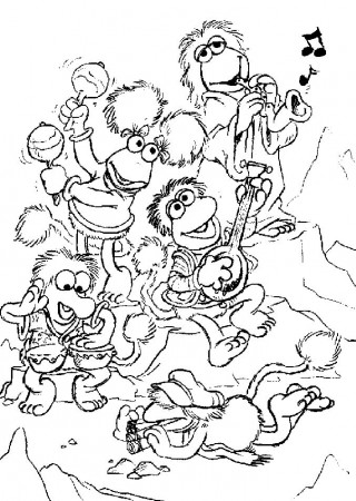 Fraggle Rock Coloring Page - Free Printable Coloring Pages for Kids