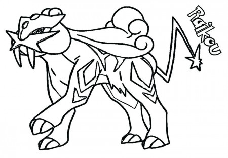 Raikou Coloring Pages - Free Printable Coloring Pages for Kids