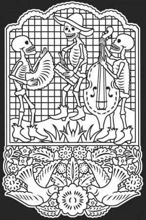 Day Of The Dead Coloring Pages | Free Coloring Pages