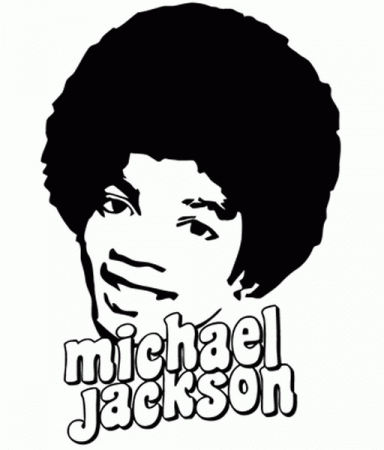 Coloring Pages Michael Jackson Drawing