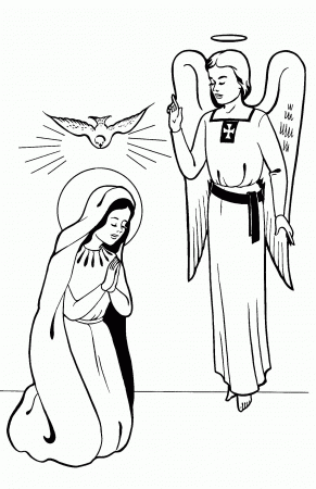 Blessed Mother Coloring Pages - High Quality Coloring Pages