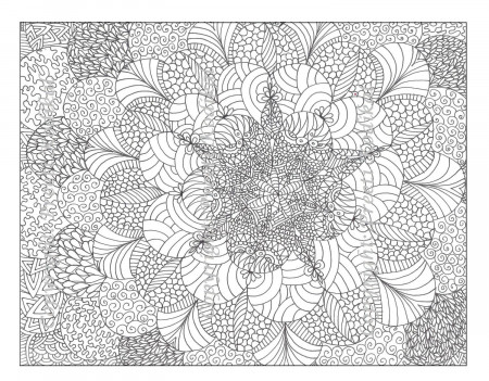Abstract Coloring - Coloring Pages for Kids and for Adults
