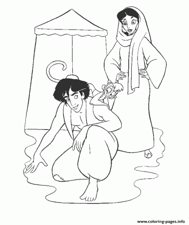 ALADDIN Coloring pages