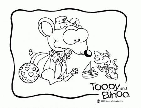 Coloring Pages Toopy And Binoo - ColoringPagefor.com