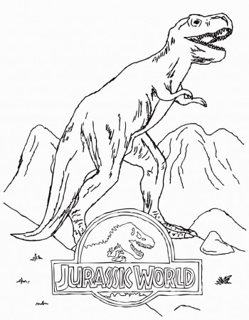 Jurassic World Coloring Sheets | Dibujos para colorear, Dibujos ...