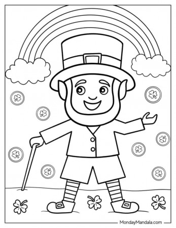 36 St. Patrick's Day Coloring Pages (Free PDF Printables)