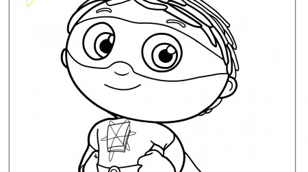 Super Why! Costume Coloring Page | Kids… | PBS KIDS for Parents