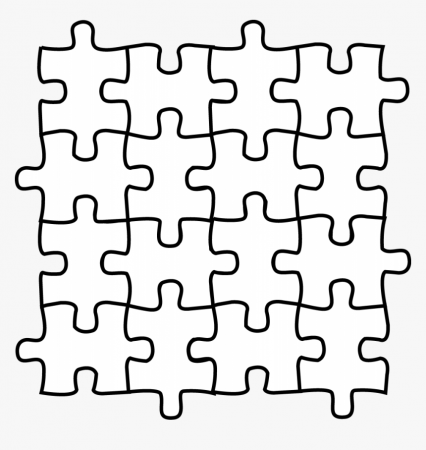 Tpbb Oacgif On Cut Out Continents Coloring Page Dinosaur - Outline Autism Puzzle  Piece, HD Png Download - kindpng