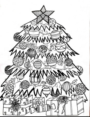 Christmas Tree Coloring Pages - Mom. Wife. Busy Life.