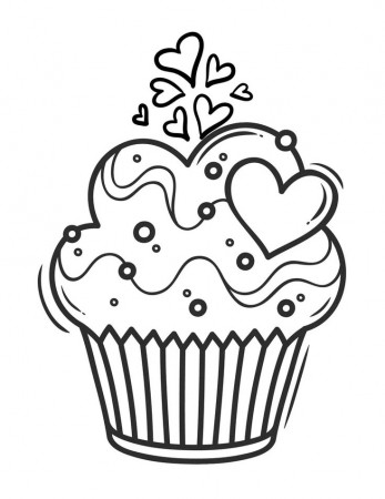 Sweets Coloring Pages for Kids Sweets Printable Coloring - Etsy | Candy  coloring pages, Cupcake coloring pages, Free printable coloring pages