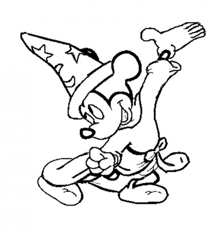 Disney's Fantasia Coloring Page - Free Printable Coloring Pages for Kids