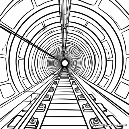 Train Tracks Coloring Pages - Free ...