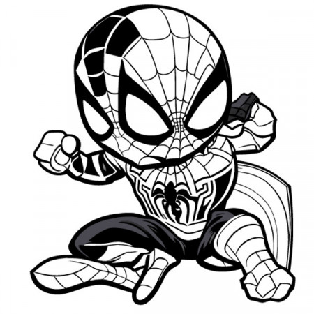 Spiderman Coloring Pages for Kids 1 ...