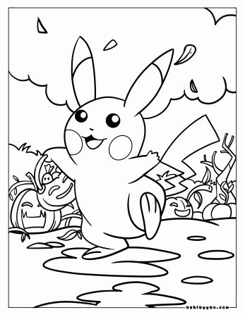 Free Pokemon Halloween Coloring Pages ...
