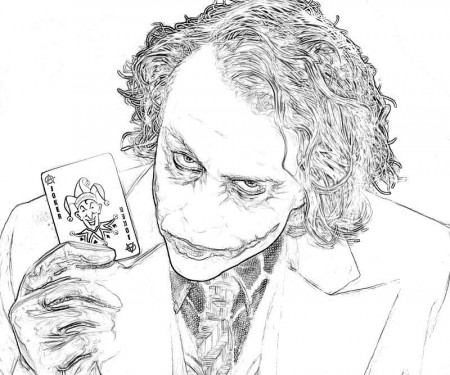 Joker Coloring Pages - Koloringpages