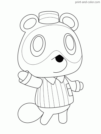 Animal Crossing coloring pages | Print and Color.com