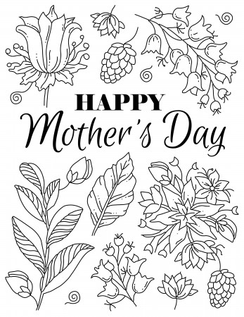 Free Mother's Day Coloring Pages (Printables) for Kids - Happy Toddler  Playtime
