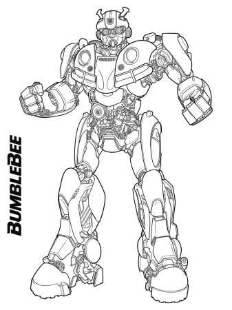 Autobot Bumblebee Coloring Page - Free Printable Coloring Pages for Kids