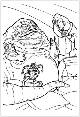 Jabba the Hutt Coloring Pages - Best Coloring Pages For Kids