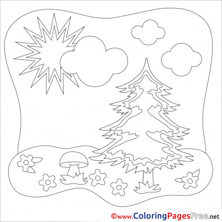 Coloring Pages : Fir Sun Kids Summer Coloring Beach Sheets Seaside ...